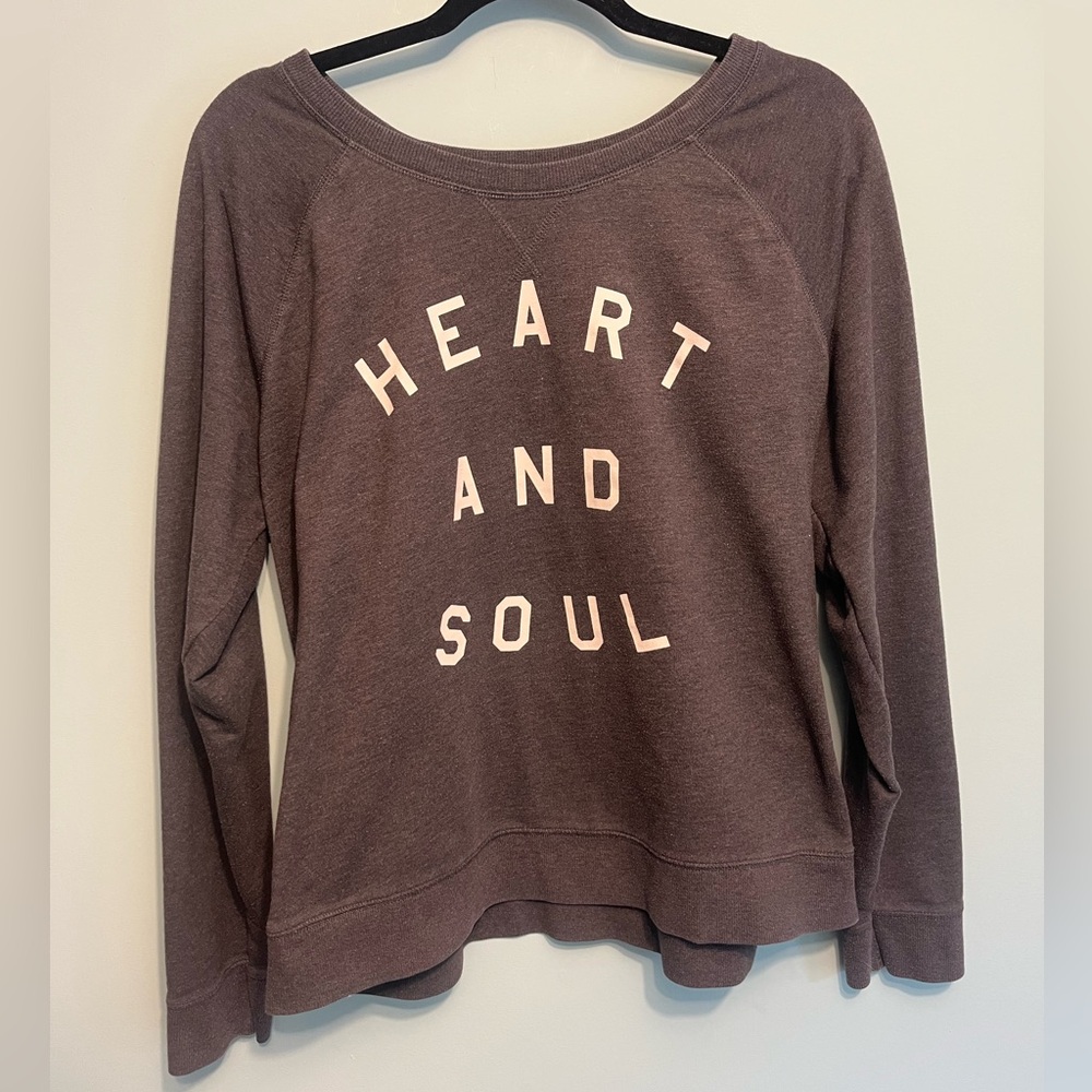 Heart and Soul Crewneck Sweater Size XL